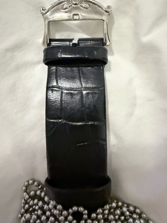 Betsey Johnson Vintage Crystal Skull & Crossbones Watch main image 5